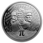 Solomon Islands - Number Pi 1 oz 2020 (5.000 oplage), Verzenden, Losse munt, Zilver