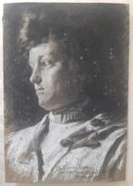 Giovanni Battista Nodari (1881-1930) - Ritratto della moglie, Antiek en Kunst