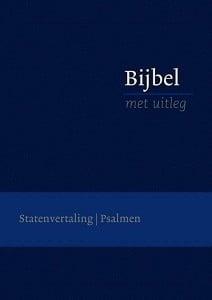 Bijbel met uitleg in Statenvertaling-Flexibele band, blauw, beschikbaar voor biedingen