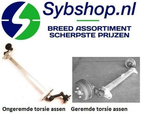 Torsieas, torsieassen, aanhangwagenas, traileras div padmaat, Auto diversen, Aanhangwagen-onderdelen, Nieuw, Verzenden