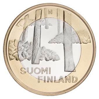 Finland 5 Euro Satakunta Architectuur 2013, Postzegels en Munten, Munten | Europa | Euromunten, Verzenden