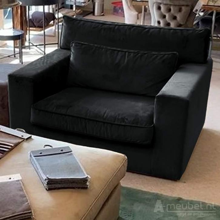 Oudenbosch Loveseat - loveseats - Zwart, Huis en Inrichting, Stoelen, Zwart, Nieuw, Stof