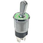 ProRide Metalen Tuimelschakelaar 12-24V OFF-ON - Inbouw -, Doe-het-zelf en Verbouw, Elektra en Kabels, Verzenden, Nieuw