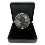 Canada. 2018 1 oz Maple Leaf Full Black Ruthenium Gilded, Postzegels en Munten, Edelmetalen en Baren