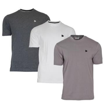 Donnay Donnay Heren - 3-Pack - T-Shirt Vince - beschikbaar voor biedingen