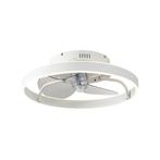 Plafondventilator wit 50cm incl. LED dimbaar met, Nieuw, Kunststof, Modern