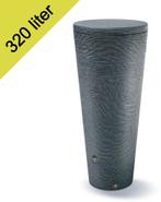 Regenton Tubo 320 liter - 2 in 1 - Graniet antraciet, Tuin en Terras, Regentonnen, Verzenden, Zo goed als nieuw
