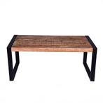 Salontafel Mangohout Britt 110 cm, Verzenden, Nieuw, Industriële meubels, Overige vormen