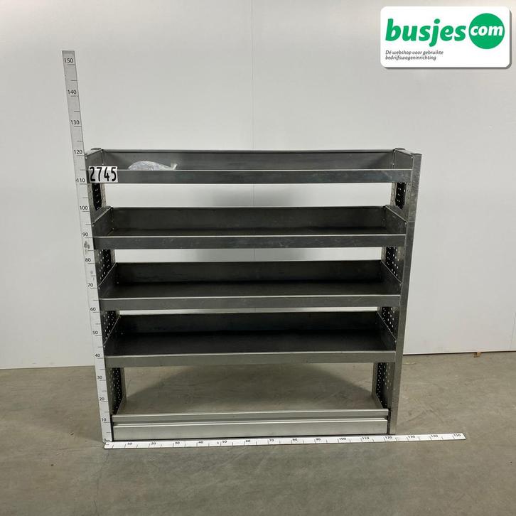 Aluca bedrijfswageninrichting 1255x320x1205mm (2745), Auto diversen, Overige Auto diversen, Ophalen of Verzenden