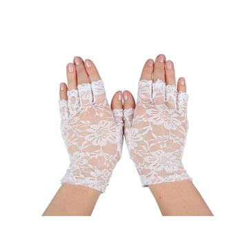 Kant Handschoenen Wit half beschikbaar voor biedingen