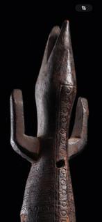 Bamana reptil lock - Figuur - Bambara - Mali, Antiek en Kunst, Kunst | Niet-Westerse kunst