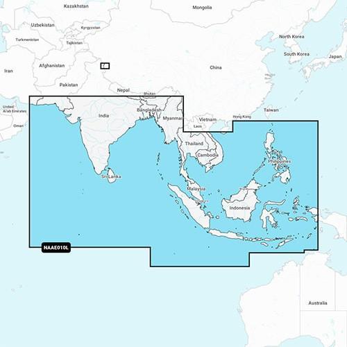 Navionics MSD NAV+ Large Indische Oceaan en Zuid-Chinese Zee, Watersport en Boten, Bootonderdelen, Nieuw, Zeilboot of Motorboot