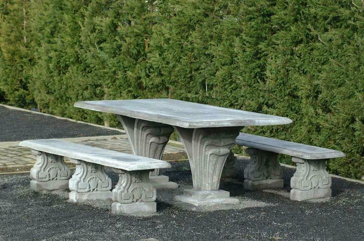Betonnen Tuinbank, Tafel en Stoelen in meerdere kleuren, Tuin en Terras, Tuinsets en Loungesets, Nieuw, Overige materialen
