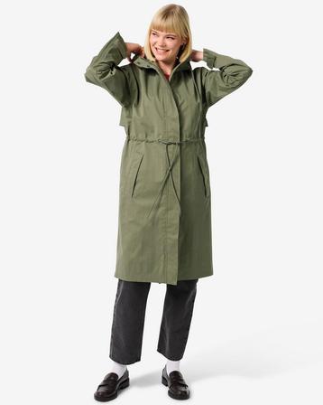 HEMA Regenjas voor volwassenen khaki beschikbaar voor biedingen