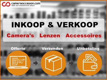 Foto apparatuur verkopen? Inkoop Canon, Nikon, Sony, etc