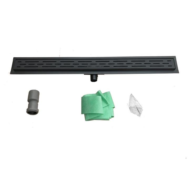 Sani Royal RVS Douchegoot 70 cm Mat Zwart, Doe-het-zelf en Verbouw, Sanitair