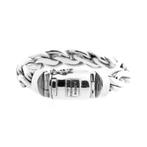 Zilveren Buddha to Buddha armband; Kadek | 22 cm, Sieraden, Tassen en Uiterlijk, Armbanden, Ophalen of Verzenden, Gebruikt, Overige kleuren