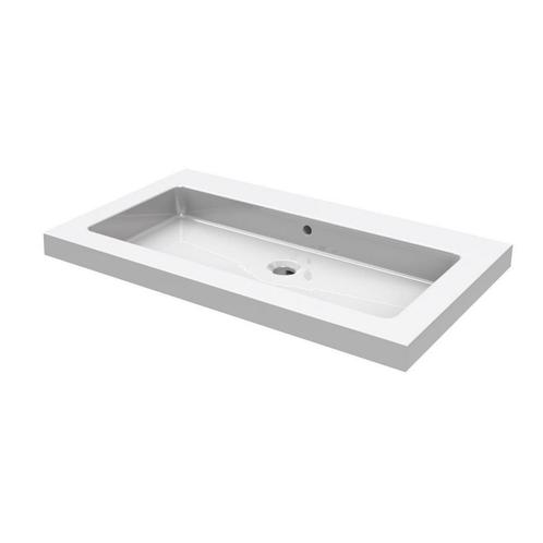 *NIEUW* Wiesbaden Kera Wastafel Enkel Zonder Kraangat, Doe-het-zelf en Verbouw, Sanitair, Wastafel, Nieuw, Ophalen of Verzenden