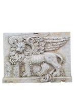 sculptuur, Altorilievo, leone di san Marco in marmo - 76 x