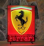 Ferrari Neon Verlichting Met Achterplaat - 56 x 72 cm, Ophalen, Gebruikt