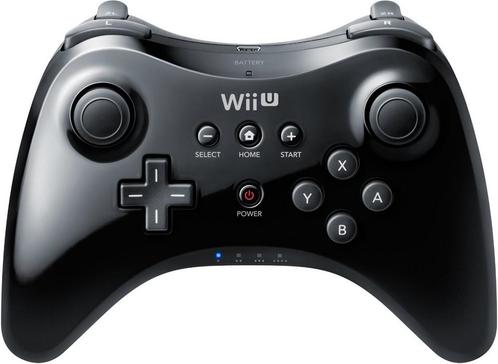 Wii U Pro Controller (Black) (Nintendo Wii U), Spelcomputers en Games, Spelcomputers | Nintendo Wii U, Gebruikt, Verzenden