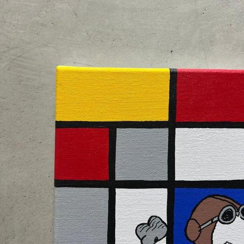 PAAPI (1986) - Snoopy aka Joe Coel x Mondriaan, Antiek en Kunst, Kunst | Schilderijen | Modern