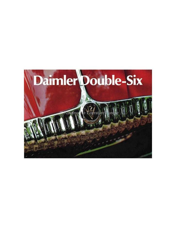 1972 DAIMLER DOUBLE-SIX BROCHURE ENGELS, Boeken, Auto's | Folders en Tijdschriften
