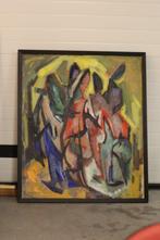 Henk Gorter (1908-1974) - Humans, Antiek en Kunst, Kunst | Schilderijen | Klassiek