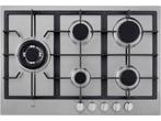 ETNA KG875RVSA - Gaskookplaat - 5 pits met wokbrander - RVS, Verzenden, Zo goed als nieuw