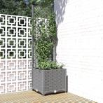 vidaXL Plantenbak met latwerk 40x40x136 cm polypropeen, Kunststof, Verzenden, Minder dan 60 cm, Nieuw