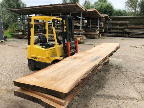 Eiken boomstambladen groot Europees, Doe-het-zelf en Verbouw, Hout en Planken, Eiken, 300 cm of meer, 50 mm of meer, Nieuw, Plank