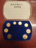 Monaco. Series 1 Cent - 2 Euro 2001 (Zonder Minimumprijs), Postzegels en Munten, Munten | Europa | Euromunten