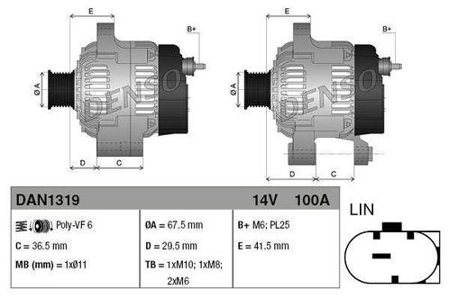 Dynamo / Alternator CITROËN C1 II (1.0 VTi 68), Auto-onderdelen, Motor en Toebehoren, Nieuw, Ophalen of Verzenden