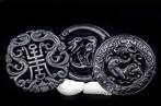 Hoogwaardige Chinese nefriet amulet - Hoogte: 5.2 cm -