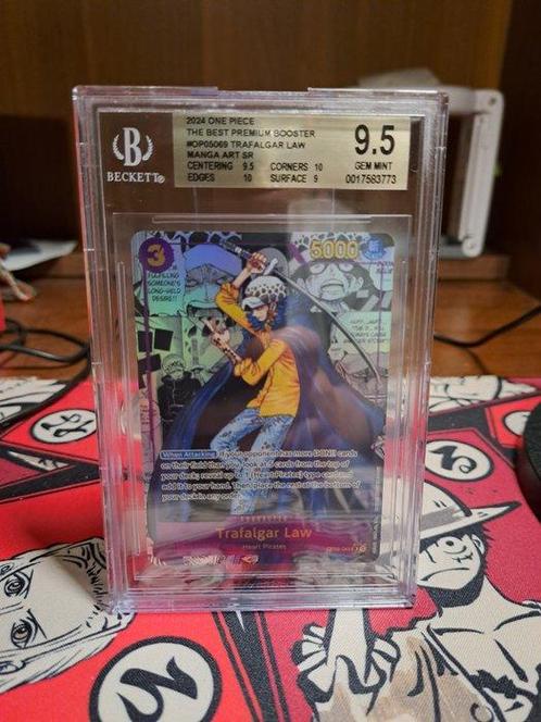 Bandai - 1 Graded card - One Piece - Trafalgar Law - Beckett, Hobby en Vrije tijd, Verzamelkaartspellen | Overige