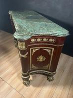 Commode - Brons, Hout, Marmer - Wastafel in de stijl van
