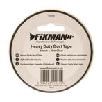 Fixman Heavy-duty duct tape - transparant - 50 mm x 20 me..., Ophalen of Verzenden, Nieuw