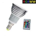 LED Spot RGB + Warm Wit - 5 Watt - E14, Ophalen of Verzenden, Nieuw, Overige materialen, Modern