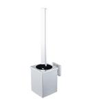 Toiletborstelset Haceka Aqualux PRO5000 Chroom, Ophalen of Verzenden, Nieuw, Chroom, Bad