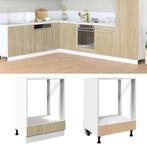vidaXL Ovenkast 60x46x81,5 cm spaanplaat sonoma eikenkleurig, Huis en Inrichting, Keuken | Keukenelementen, Verzenden, Nieuw, Bruin