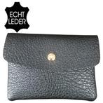 THL Design Kleine Portemonnee Dames Echt Leer, Overige merken, Verzenden, Zwart, Nieuw