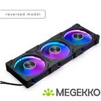Phanteks D30 PWM Reverse Airflow D-RGB 120MM Black 3-pack, Verzenden, Nieuw