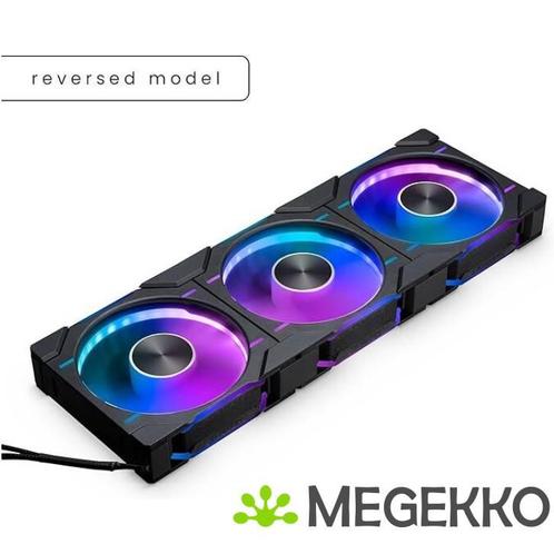 Phanteks D30 PWM Reverse Airflow D-RGB 120MM Black 3-pack, Computers en Software, Computerkoelers, Nieuw, Verzenden