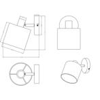 LED Wandspot - Wandverlichting - Trion Torry - E14 Fitting -, Huis en Inrichting, Lampen | Wandlampen, Ophalen of Verzenden, Nieuw