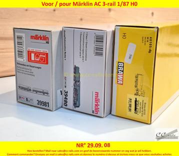 Marklin modeltreinen, locomotieven, wagons, rails, 2dehands beschikbaar voor biedingen