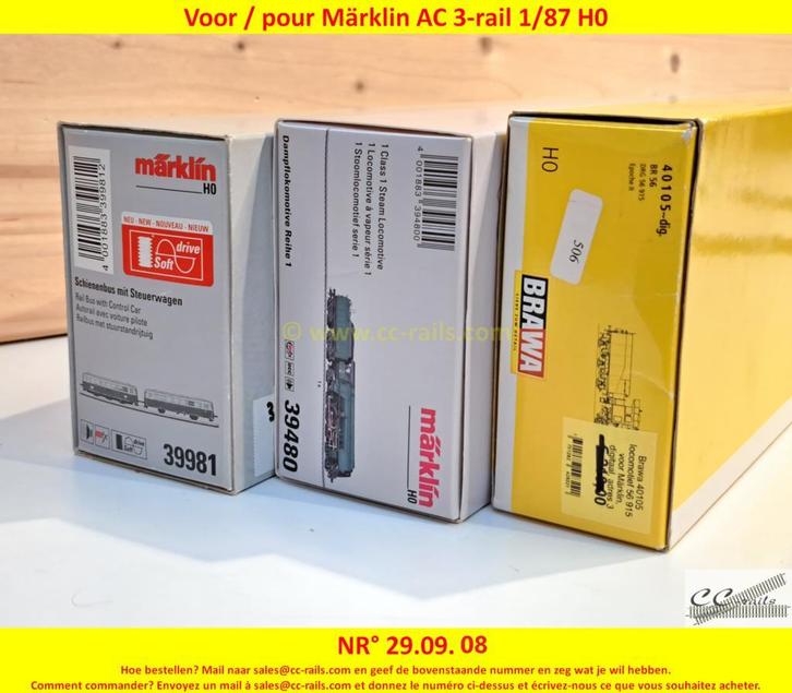 Marklin modeltreinen, locomotieven, wagons, rails, 2dehands, Hobby en Vrije tijd, Modeltreinen | H0, Wisselstroom, Gebruikt, Märklin