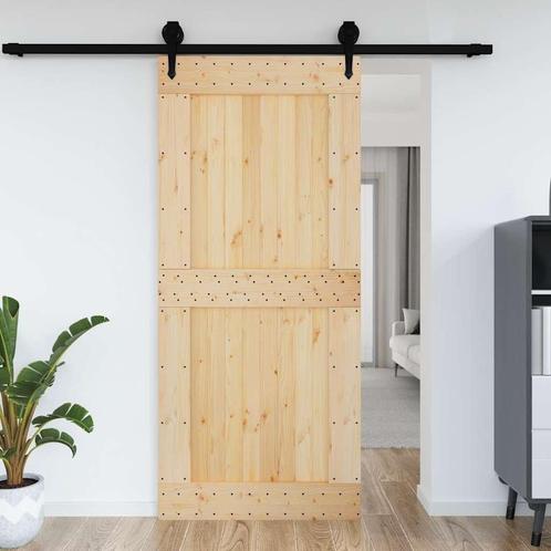 Schuifdeur NARVIK Grenen 100x210 - Retourdeal - Upgrade j..., Doe-het-zelf en Verbouw, Deuren en Horren, Schuifdeur, Nieuw, Hout