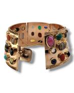 Armband - 14 karaat Geel goud, Gouden brede polsband met, Nieuw