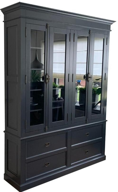 Buffetkast antraciet Zeist 180 x 240cm, Huis en Inrichting, Kasten | Buffetkasten, Ophalen of Verzenden