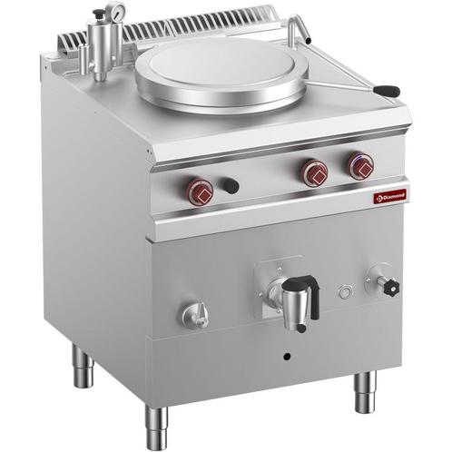 Ronde Gas Kookketel 50 Liter, Indirecte Verwarming, Zakelijke goederen, Horeca | Keukenapparatuur, Nieuw in verpakking, Ophalen of Verzenden